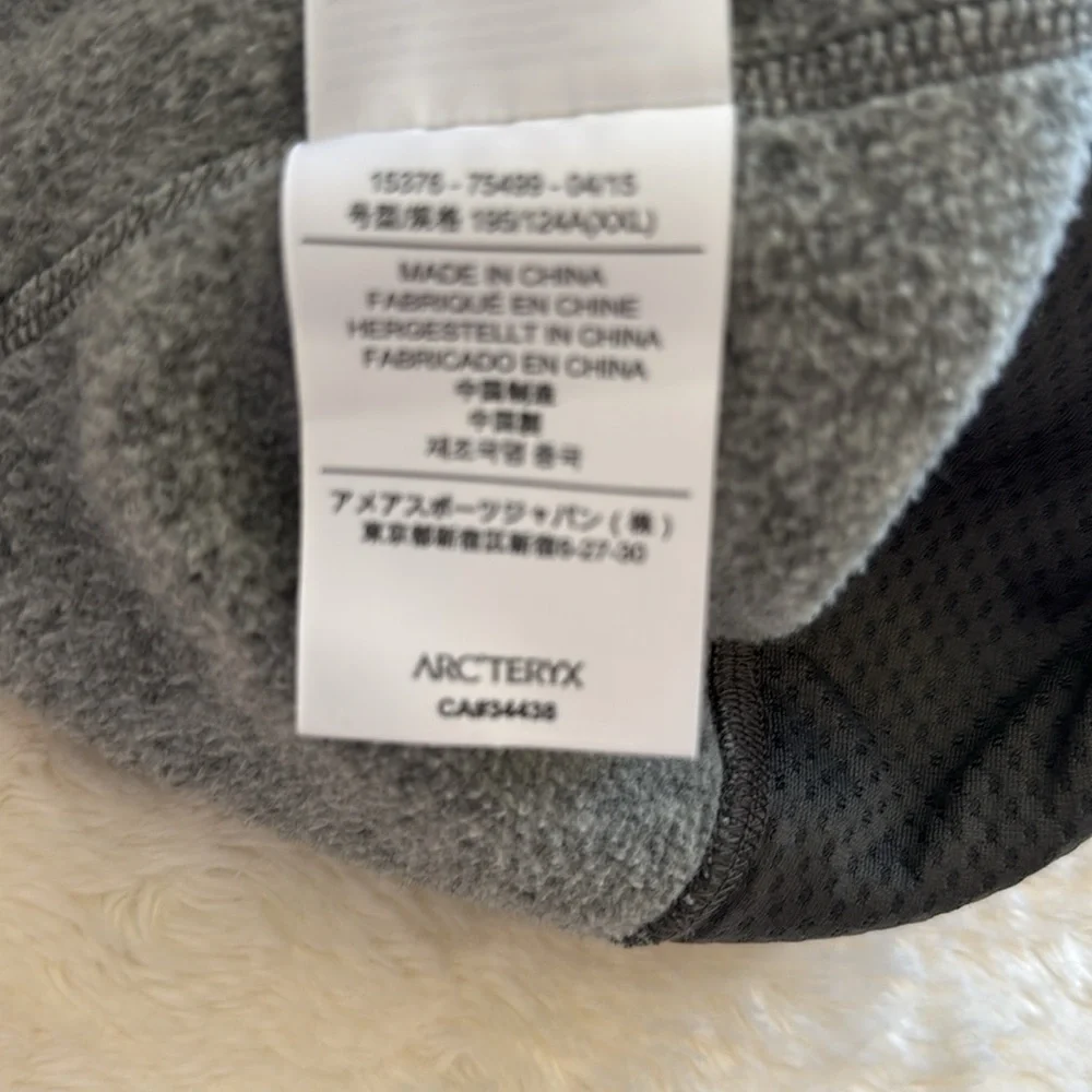 Arc'teryx Men's Covert Full Zip Up Hood Jacket Gray - XXL - Picture 6 of 8
